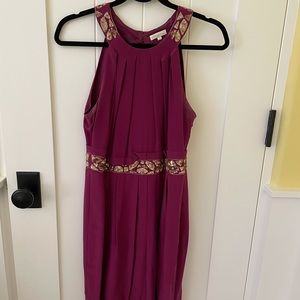 Magenta cocktail dress